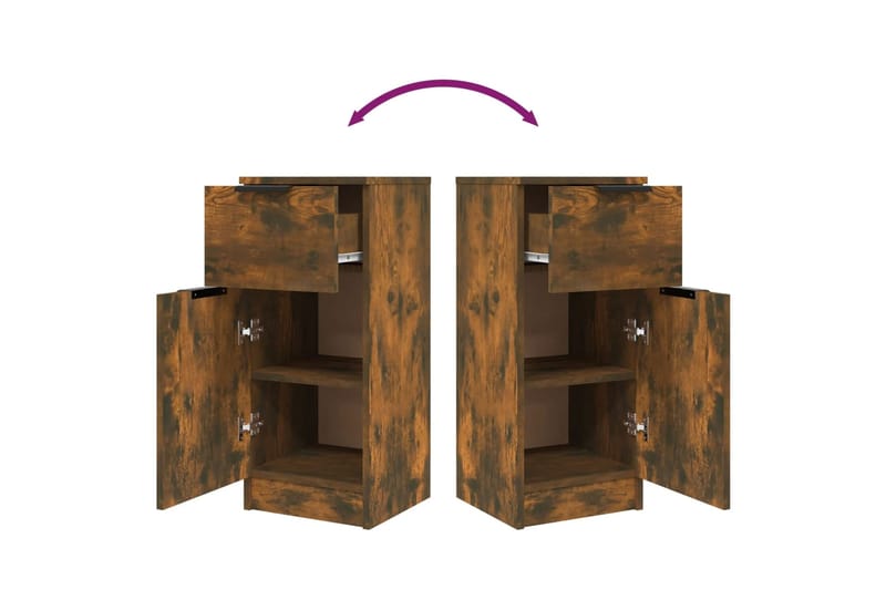beBasic Senkki savutammi 30x30x70 cm tekninen puu - Ruskea - Säilytys - Kaappi - Säilytyskaappi - Toimistokaappi - Asiakirjakaappi