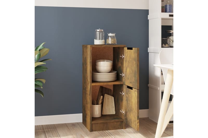 beBasic Senkki savutammi 30x30x70 cm tekninen puu - Ruskea - Säilytys - Kaappi - Säilytyskaappi - Toimistokaappi - Asiakirjakaappi