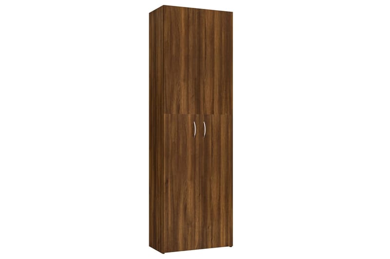 beBasic Toimistokaappi ruskea tammi 60x32x190 cm tekninen puu - Ruskea - Säilytys - Kaappi - Säilytyskaappi - Toimistokaappi - Arkistokaappi & kansiokaappi