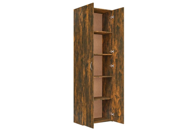 beBasic Toimistokaappi savutammi 60x32x190 cm tekninen puu - Ruskea - Säilytys - Kaappi - Säilytyskaappi - Toimistokaappi - Arkistokaappi & kansiokaappi