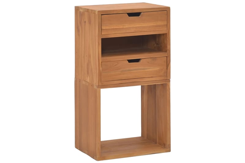 beBasic Varastokaappi 40x30x76 cm täysi tiikki - Ruskea - Säilytys - Kaappi - Säilytyskaappi - Toimistokaappi - Arkistokaappi & kansiokaappi