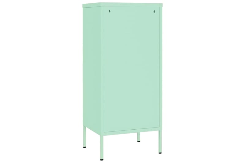beBasic Varastokaappi minttu 42,5x35x101,5 cm teräs - Sininen - Säilytys - Kaappi - Säilytyskaappi - Toimistokaappi - Arkistokaappi & kansiokaappi