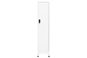 beBasic Pukukaappi valkoinen 38x45x180 cm teräs - Valkoinen - Säilytys - Kaappi - Säilytyskaappi - Toimistokaappi - Asiakirjakaappi