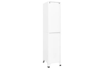 beBasic Pukukaappi valkoinen 38x45x180 cm teräs - Valkoinen - Säilytys - Kaappi - Säilytyskaappi - Toimistokaappi - Asiakirjakaappi