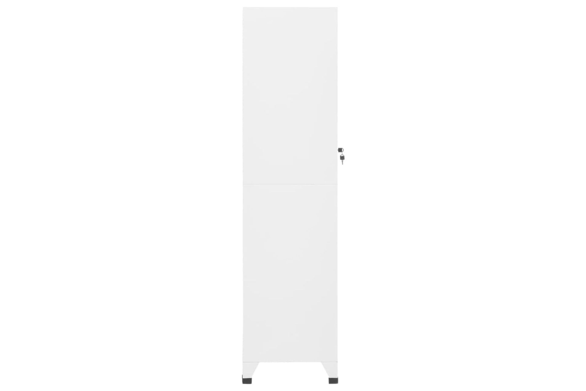 beBasic Pukukaappi valkoinen 38x45x180 cm teräs - Valkoinen - Säilytys - Kaappi - Säilytyskaappi - Toimistokaappi - Asiakirjakaappi