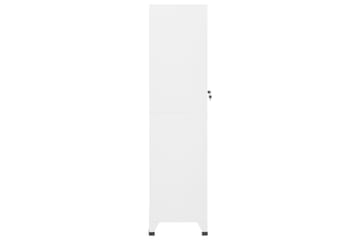 beBasic Pukukaappi valkoinen 38x45x180 cm teräs - Valkoinen - Säilytys - Kaappi - Säilytyskaappi - Toimistokaappi - Asiakirjakaappi