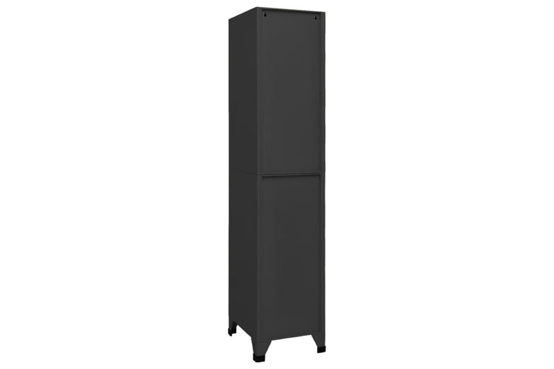 beBasic Pukukaappi antrasiitti 38x45x180 cm teräs - Antrasiitti - Säilytys - Kaappi - Säilytyskaappi - Toimistokaappi - Asiakirjakaappi