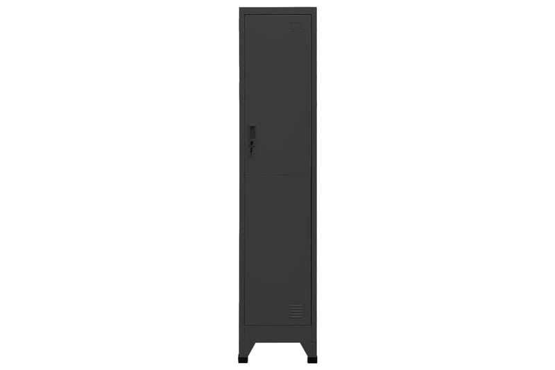 beBasic Pukukaappi antrasiitti 38x45x180 cm teräs - Antrasiitti - Säilytys - Kaappi - Säilytyskaappi - Toimistokaappi - Asiakirjakaappi
