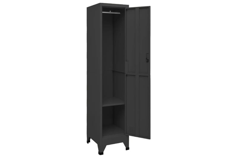 beBasic Pukukaappi antrasiitti 38x45x180 cm teräs - Antrasiitti - Säilytys - Kaappi - Säilytyskaappi - Toimistokaappi - Asiakirjakaappi
