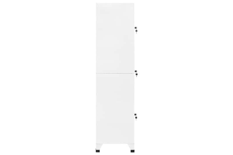 beBasic Pukukaappi valkoinen 38x45x180 cm teräs - Valkoinen - Säilytys - Kaappi - Säilytyskaappi - Toimistokaappi - Asiakirjakaappi
