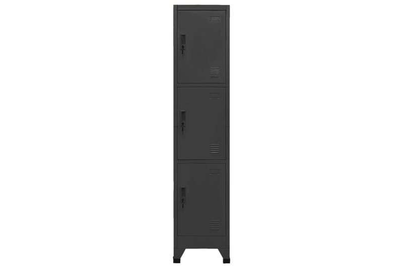 beBasic Pukukaappi antrasiitti 38x45x180 cm teräs - Antrasiitti - Säilytys - Kaappi - Säilytyskaappi - Toimistokaappi - Asiakirjakaappi