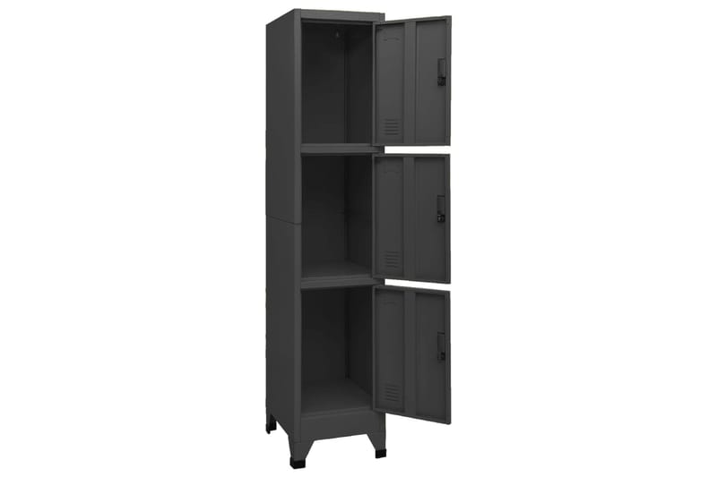 beBasic Pukukaappi antrasiitti 38x45x180 cm teräs - Antrasiitti - Säilytys - Kaappi - Säilytyskaappi - Toimistokaappi - Asiakirjakaappi