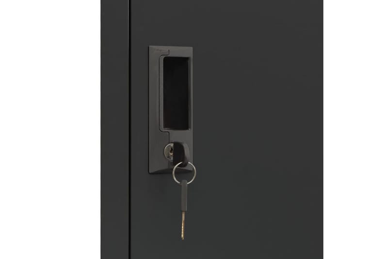 beBasic Pukukaappi antrasiitti 38x45x180 cm teräs - Antrasiitti - Säilytys - Kaappi - Säilytyskaappi - Toimistokaappi - Asiakirjakaappi