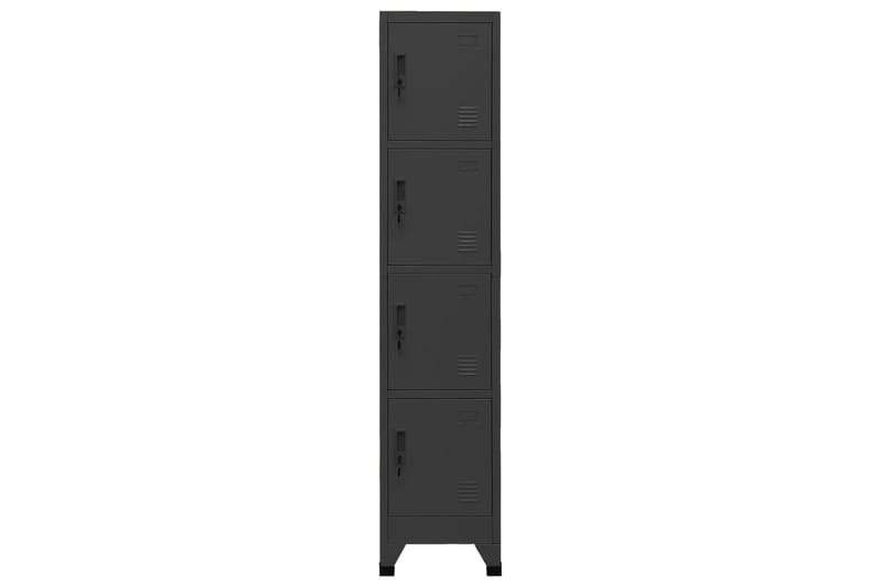 beBasic Pukukaappi antrasiitti 38x45x180 cm teräs - Antrasiitti - Säilytys - Kaappi - Säilytyskaappi - Toimistokaappi - Asiakirjakaappi