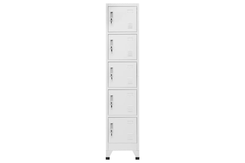 beBasic Pukukaappi vaaleanharmaa 38x40x180 cm teräs - Harmaa - Säilytys - Kaappi - Säilytyskaappi - Toimistokaappi - Asiakirjakaappi