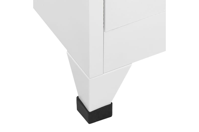 beBasic Pukukaappi valkoinen 90x45x180 cm teräs - Valkoinen - Säilytys - Kaappi - Säilytyskaappi - Toimistokaappi - Asiakirjakaappi