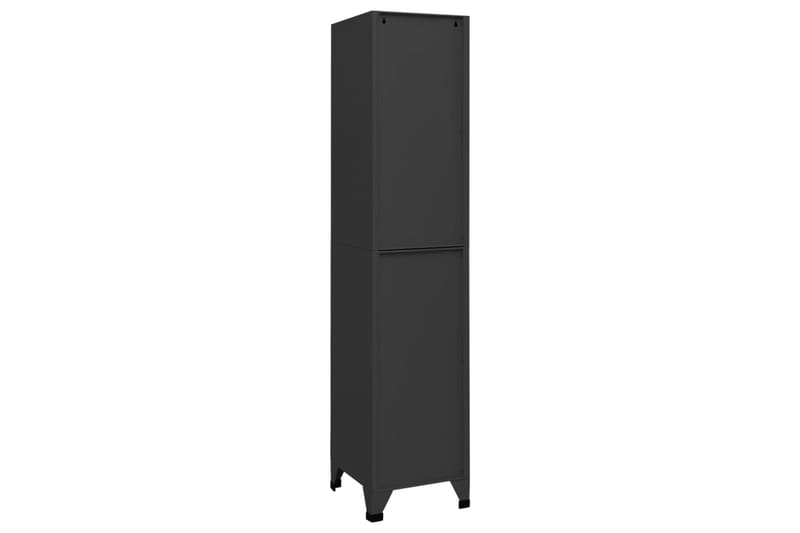 beBasic Pukukaappi antrasiitti 38x40x180 cm teräs - Antrasiitti - Säilytys - Kaappi - Säilytyskaappi - Toimistokaappi - Asiakirjakaappi