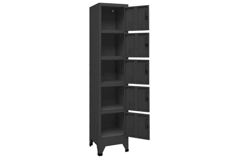 beBasic Pukukaappi antrasiitti 38x40x180 cm teräs - Antrasiitti - Säilytys - Kaappi - Säilytyskaappi - Toimistokaappi - Asiakirjakaappi