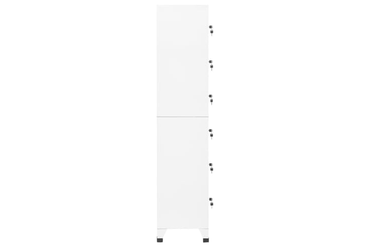 beBasic Pukukaappi valkoinen 38x40x180 cm teräs - Valkoinen - Toimistokalusteet - Asiakirjakaappi
