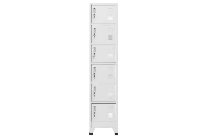 beBasic Pukukaappi vaaleanharmaa 38x40x180 cm teräs - Harmaa - Säilytys - Kaappi - Säilytyskaappi - Toimistokaappi - Asiakirjakaappi