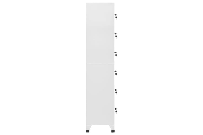 beBasic Pukukaappi vaaleanharmaa 38x40x180 cm teräs - Harmaa - Säilytys - Kaappi - Säilytyskaappi - Toimistokaappi - Asiakirjakaappi