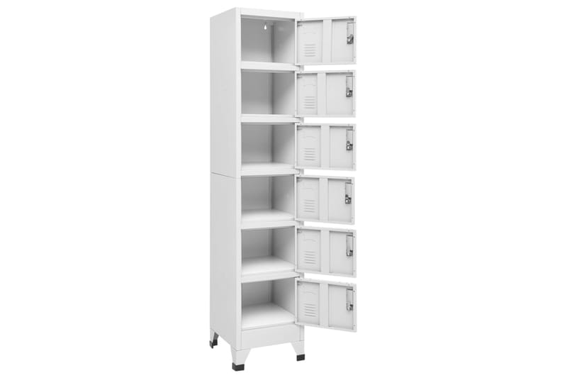beBasic Pukukaappi vaaleanharmaa 38x40x180 cm teräs - Harmaa - Säilytys - Kaappi - Säilytyskaappi - Toimistokaappi - Asiakirjakaappi