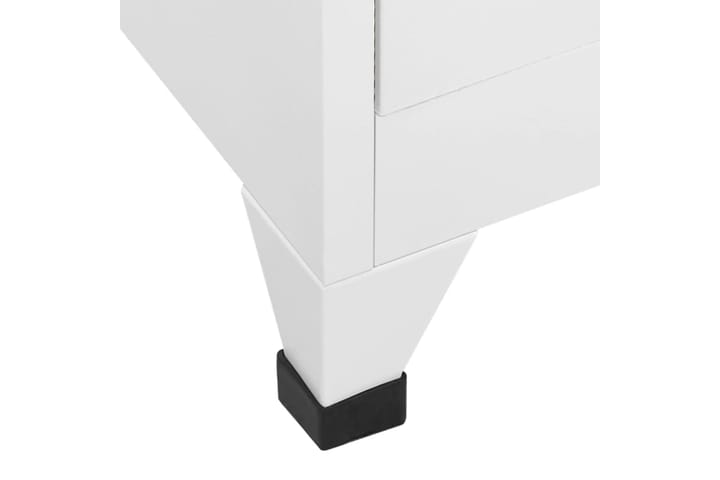 beBasic Pukukaappi vaaleanharmaa 38x40x180 cm teräs - Harmaa - Toimistokalusteet - Asiakirjakaappi