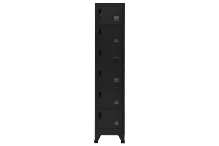 beBasic Pukukaappi musta 38x40x180 cm teräs - Musta - Toimistokalusteet - Asiakirjakaappi