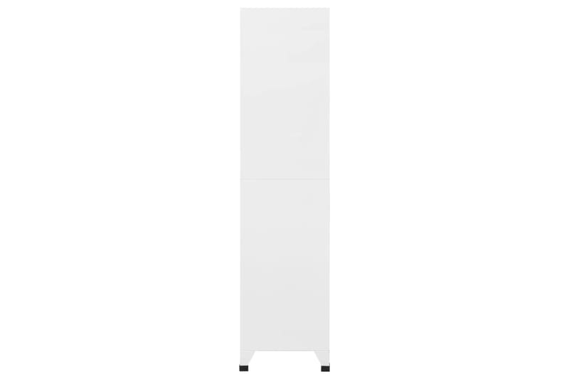 beBasic Pukukaappi valkoinen 90x45x180 cm teräs - Valkoinen - Säilytys - Kaappi - Säilytyskaappi - Toimistokaappi - Asiakirjakaappi