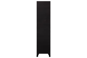 beBasic Pukukaappi musta 90x45x180 cm teräs - Musta - Säilytys - Kaappi - Säilytyskaappi - Toimistokaappi - Asiakirjakaappi