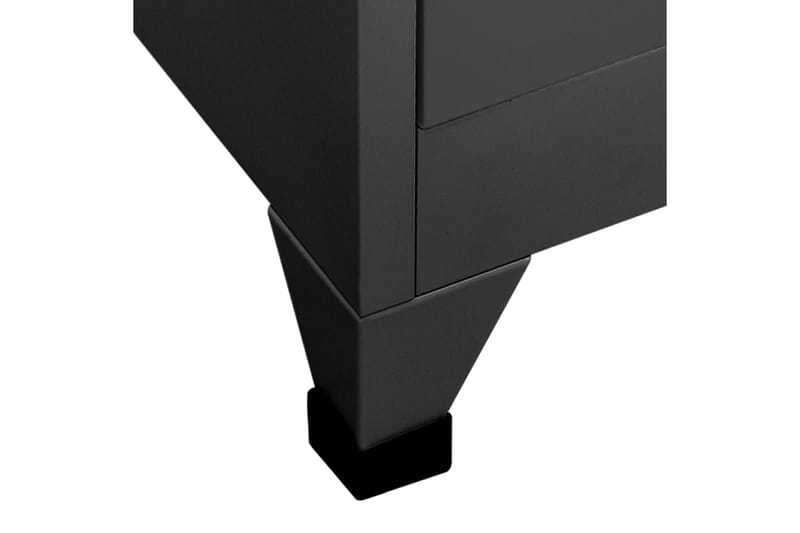 beBasic Pukukaappi antrasiitti 90x45x180 cm teräs - Antrasiitti - Säilytys - Kaappi - Säilytyskaappi - Toimistokaappi - Asiakirjakaappi