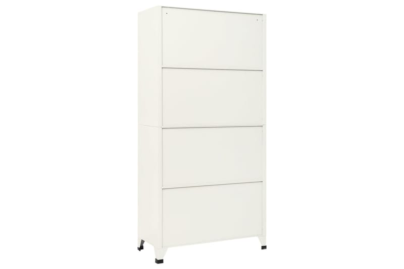 beBasic Pukukaappi harmaa ja sininen 90x45x180 cm teräs - Harmaa - Säilytys - Kaappi - Säilytyskaappi - Toimistokaappi - Asiakirjakaappi
