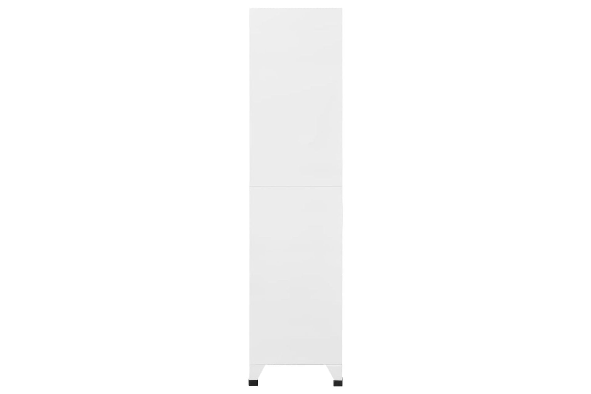 beBasic Pukukaappi valkoinen 90x45x180 cm teräs - Valkoinen - Säilytys - Kaappi - Säilytyskaappi - Toimistokaappi - Asiakirjakaappi