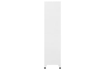 beBasic Pukukaappi valkoinen 90x45x180 cm teräs - Valkoinen - Säilytys - Kaappi - Säilytyskaappi - Toimistokaappi - Asiakirjakaappi