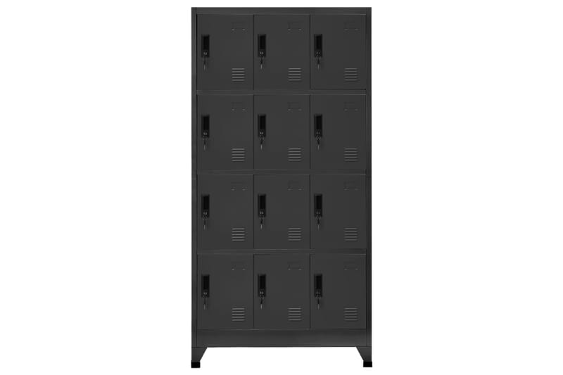 beBasic Pukukaappi antrasiitti 90x45x180 cm teräs - Antrasiitti - Säilytys - Kaappi - Säilytyskaappi - Toimistokaappi - Asiakirjakaappi