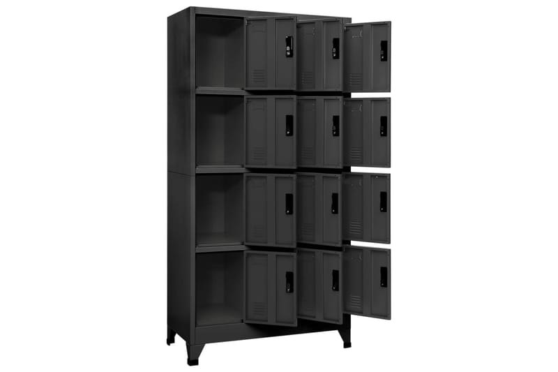 beBasic Pukukaappi antrasiitti 90x45x180 cm teräs - Antrasiitti - Säilytys - Kaappi - Säilytyskaappi - Toimistokaappi - Asiakirjakaappi