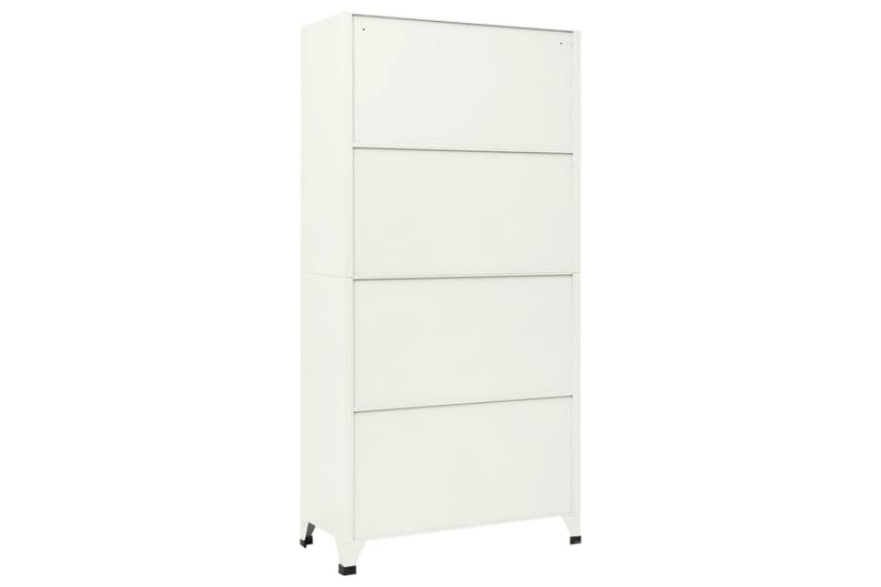 beBasic Pukukaappi harmaa ja sininen 90x45x180 cm teräs - Harmaa - Säilytys - Kaappi - Säilytyskaappi - Toimistokaappi - Asiakirjakaappi