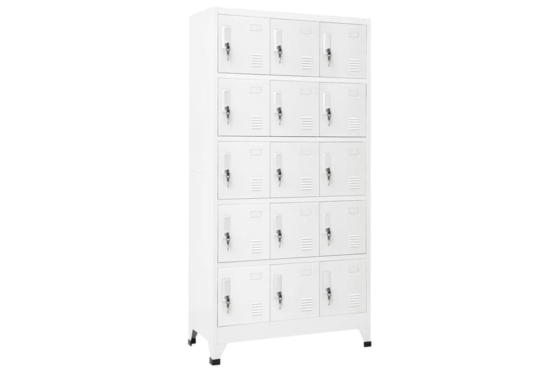 beBasic Pukukaappi vaaleanharmaa 90x40x180 cm teräs - Harmaa - Säilytys - Kaappi - Säilytyskaappi - Toimistokaappi - Asiakirjakaappi