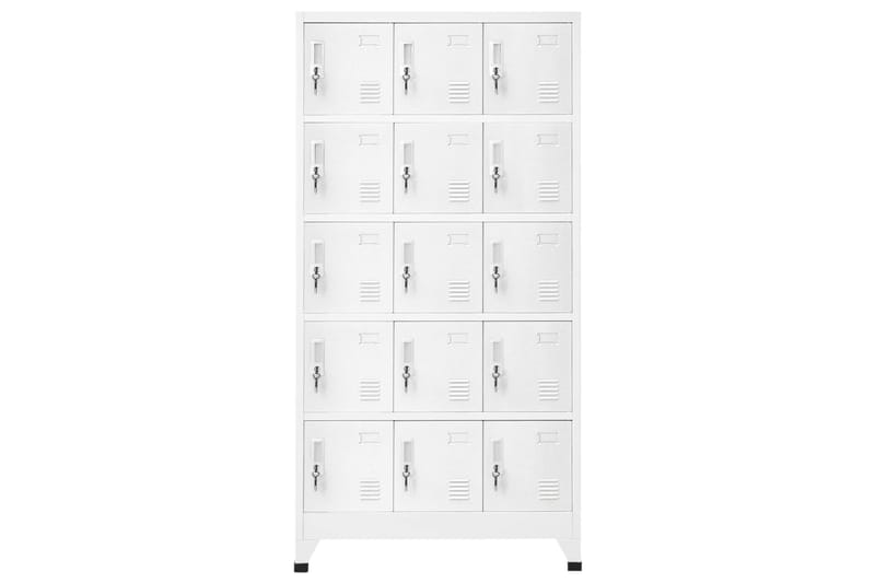 beBasic Pukukaappi vaaleanharmaa 90x40x180 cm teräs - Harmaa - Säilytys - Kaappi - Säilytyskaappi - Toimistokaappi - Asiakirjakaappi