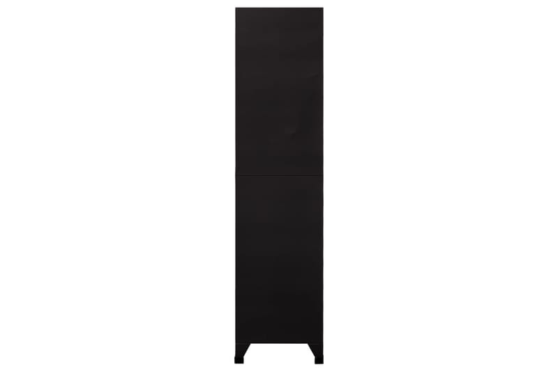 beBasic Pukukaappi musta 90x40x180 cm teräs - Musta - Säilytys - Kaappi - Säilytyskaappi - Toimistokaappi - Asiakirjakaappi