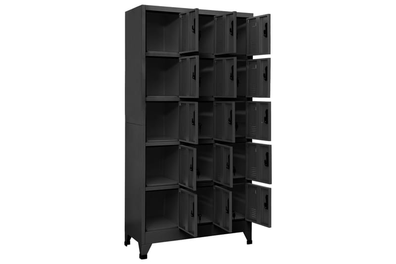 beBasic Pukukaappi antrasiitti 90x40x180 cm teräs - Antrasiitti - Säilytys - Kaappi - Säilytyskaappi - Toimistokaappi - Asiakirjakaappi