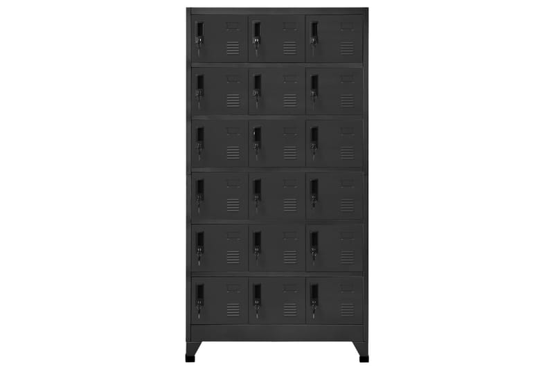 beBasic Pukukaappi antrasiitti 90x40x180 cm teräs - Antrasiitti - Säilytys - Kaappi - Säilytyskaappi - Toimistokaappi - Asiakirjakaappi