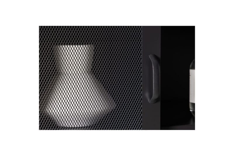 Kaappi Misha - Musta, 40x80x102 - Säilytys - Kaappi - Säilytyskaappi - Toimistokaappi - Asiakirjakaappi