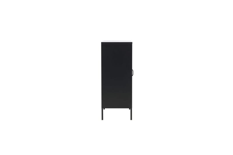 Kaappi Misha - Musta, 40x80x102 - Säilytys - Kaappi - Säilytyskaappi - Toimistokaappi - Asiakirjakaappi