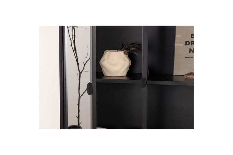 Kaappi Piring - Musta - Säilytys - Kaappi - Säilytyskaappi - Toimistokaappi - Asiakirjakaappi