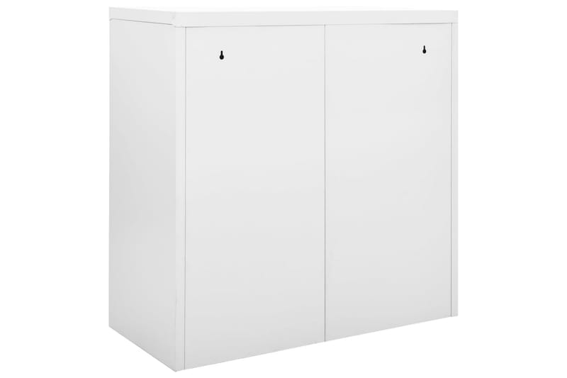 Liukuovikaappi harmaa 90x40x90 cm teräs - Harmaa - Säilytys - Kaappi - Säilytyskaappi - Toimistokaappi - Asiakirjakaappi