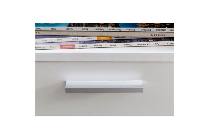 Rullakontti Wohnling säilytysalusta, 1 ovi, kalvopäällysteinen lastulevy pyörillä, moderni tyyli Valkoinen - Valkoinen - Säilytys - Säilytyskalusteet - Lipasto - Laatikostot