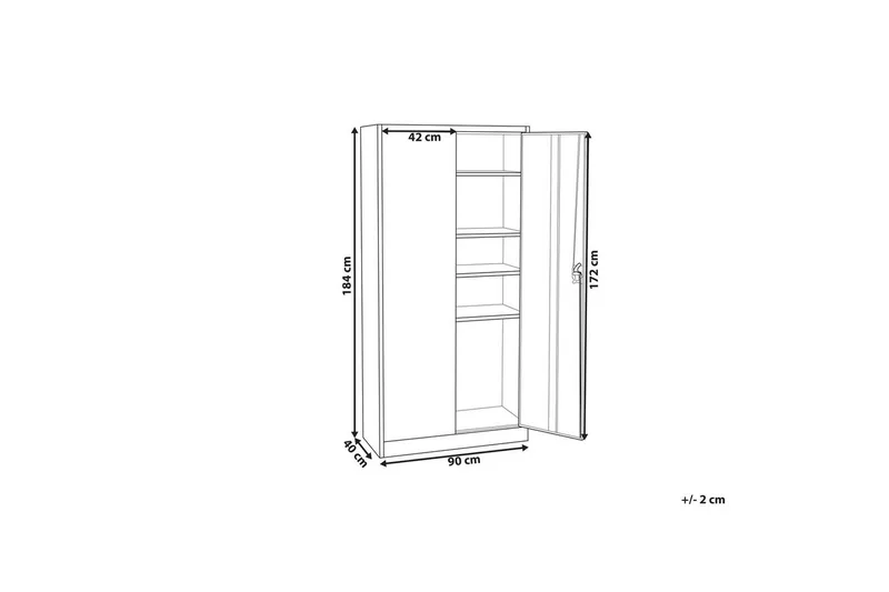 Toimistokaappi Feldspar - Säilytys - Kaappi - Säilytyskaappi - Toimistokaappi - Asiakirjakaappi