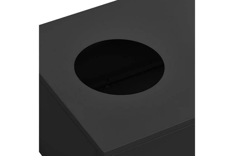 Toimistokaappi kukkalaatikolla antrasiitti 90x40x113 cm terä - Antrasiitti - Säilytys - Kaappi - Säilytyskaappi - Toimistokaappi - Asiakirjakaappi