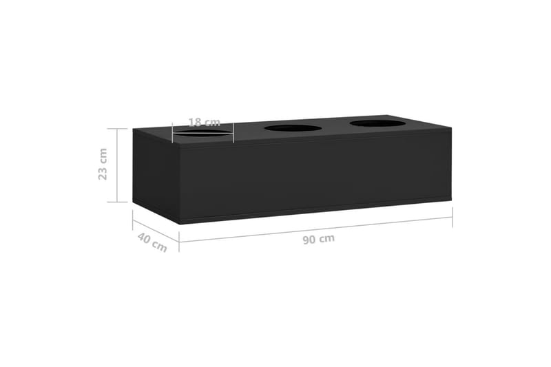 Toimistokaappi kukkalaatikolla antrasiitti 90x40x113 cm terä - Antrasiitti - Säilytys - Kaappi - Säilytyskaappi - Toimistokaappi - Asiakirjakaappi
